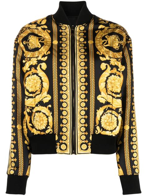 bomber versace barocco piumino|Versace Barocco.